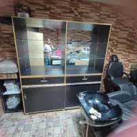 فروش آیینه کنسول صندلی برقی آرایشگاه تخت اپیلاسیون|آرایشگاه و سالن‌های زیبایی|لاهیجان, قیام|دیوار