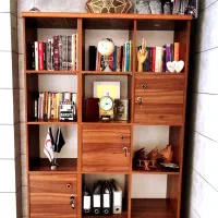 فروش کتابخانه MDF دوازده قفسه ای
