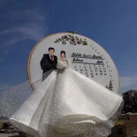 عروس داماد دیوارکوب