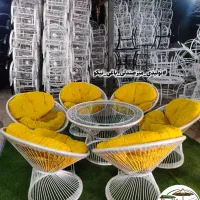 میز صندلی باغی/طرح پرنس/تکی و عمده