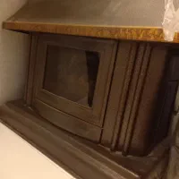 بخاری طرح شومینه  سایز بزرگ