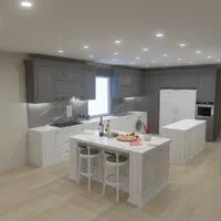 طراحی 3d سه بعدی کابینت و دکوراسیون