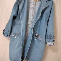 مانتو ‌جین اصل سنگین گرم بالا