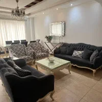 مبلمان استیل کلاسیک ۷نفره و میز نهار خوری ۸ نفره