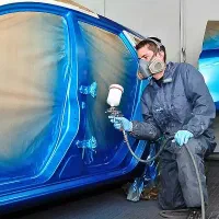 شاگرد نقاشی اتومبیل