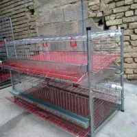 قفس مخصوص بلدرچین، طبقاتی فلزی