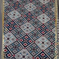 گلیم ماشینی پالت طوسی و فیلی
