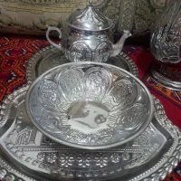 سرویس نو سماور گازی برنجی