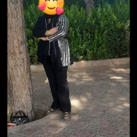 مانتو شلوار مشکی