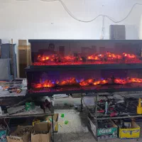 شومینه برقی وتبخیری 32رنگ|بخاری، هیتر، شومینه|شهریار, رزکان|دیوار