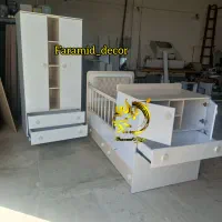 سیسمونی**/با قیمت مناسب/ برای دلبندتان|تخت و سرویس خواب|رشت, استقامت ۲|دیوار