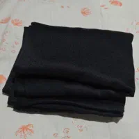 شال نخی مشکی ساده نو