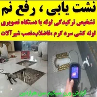 نشت یابی نشتی آب فاضلاب رفع نم شکوفه ایران شهدا ری