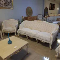 مبل کلاسیک مدل زمرد پشت و رو لمسه|مبلمان خانگی و میز عسلی|مراغه, |دیوار