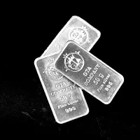 شمش نقره ۵۰ گرمی با فاکتور و شناسنامه|جواهرات|بابل, |دیوار