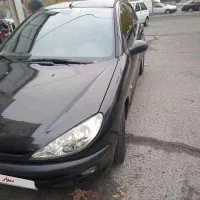 پژو مشکی ۲۰۶، مدل۹۵، شاسی سالم نقد واقساط|خودرو سواری و وانت|تهران, سردارجنگل|دیوار