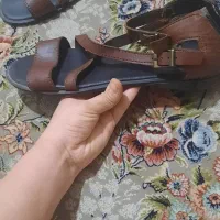 صندل چرمی تابستونی راحت و سبک سایز۳۹