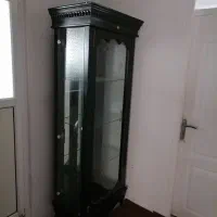 بوفه یا ویترین چوبی شیشه ای خانگی|بوفه، ویترین، کنسول|تهران, خاک سفید|دیوار