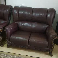 مبلمان چرمی 7 نفره|حراج|لاهیجان, گلستان|دیوار