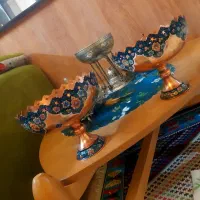یک جفت آجیل خوری میناکارشده