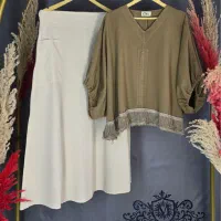 لباس الیاف طبیعی زنانه عمده و تک