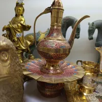 ظروف برنزهندی اورجینال گالری آنتیک شاهکارکرمانشاه|صنایع دستی و سایر لوازم تزئینی|کرمانشاه, |دیوار