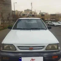 پراید 89 بدون رنگ و تصادف