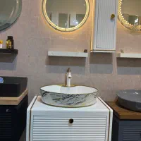 کابینت روشویی فول ست لوکس صادراتی (کارخانه)70.40|لوازم سرویس بهداشتی|تبریز, |دیوار