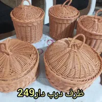 انواع سبد های حصیری دست ساز|صنایع دستی و سایر لوازم تزئینی|سبزوار, غرب نیروگاه|دیوار