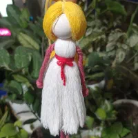 عروسک آویز مکرومه ای|اسباب‌بازی بچه|گرگان, |دیوار