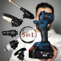 ست 5تیکه دریل شارژی.کارواش.فرز.اره.بکس شارژی