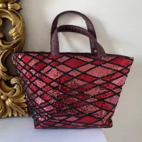 کیف مجلسی پولکی همراه کیف آرایش