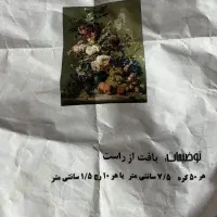 تابلو فرش نیمه بافته با تمام وسایل و نخ و نقشه|تابلو فرش|مشهد, طلاب|دیوار