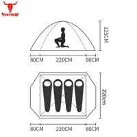 چادر ۴ نفره کله گاوی k2021c|کوهنوردی و کمپینگ|مشهد, امام خمینی|دیوار