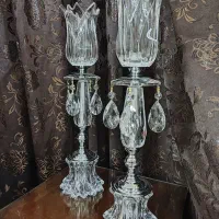 شمعدان کریستال اصل آماریس المان ارتفاع ۵۰ سانت|صنایع دستی و سایر لوازم تزئینی|تهران, سردارجنگل|دیوار