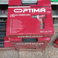 دریل شارژی اپتیما ۱۲ ولت چکشی با ۱ سال گارانتی