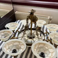 لوستر لوکس ده شعله|لوستر و چراغ آویز|پردیس, فاز ۱|دیوار