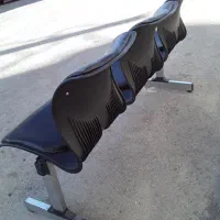 صندلی انتظار چسبیده ۳تایی ۲عدد در حد نو|صندلی و نیمکت|اردبیل, |دیوار