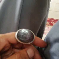انگشتر حقیق دورنگ قباره دار نقره925