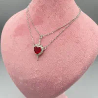ست گردنبند قلب و شمشیر