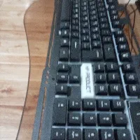 کیبورد گیمینگ+مووس گیمینگ نورRGB