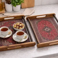 انواع سینی های چوبی