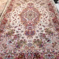 جفت فرش دستبافت ۶متری خطیبی گلدانی. ۵۵رج