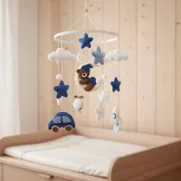 آویز تخت‌ کودک در طرح و رنگ های مختلف