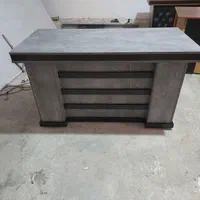 میز مدیریت طوسی بتن|دفتر کار|رشت, کوی عرفان|دیوار