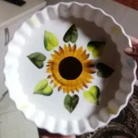 سینی گرد سرامیک افتابگردان