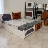 تخت دو طبقه ویکنفره و دو نفره|تخت و سرویس خواب|صوفیان, |دیوار