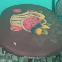 2میز mdfچوبی با6عدد صندلی فلزی شیک