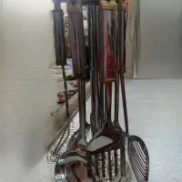 سرویس کفگیر و ملاقه و پارچ سوت بلبلی