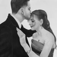 نقاشی چهره،سیاهقلم